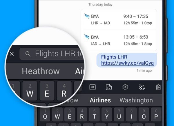 SwiftKey per Android, ricerca e condivisione in italiano
