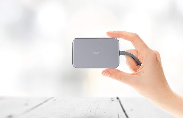 iHaper hub USB-C 7-in-1 in alluminio e con porta USB Type-C PD | Prova