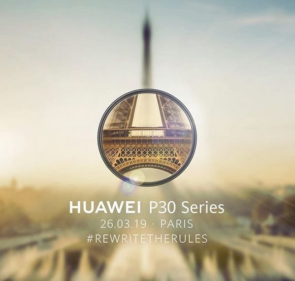 Huawei P30, lancio ufficiale a Parigi il 26 marzo