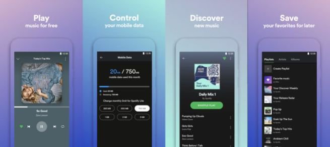 Spotify Lite per Android, app piccola e veloce